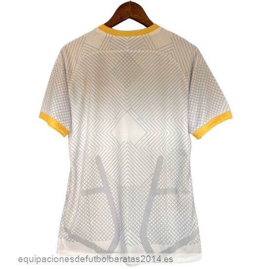 Nuevo Tailandia Especial Camiseta Inter Milan 24/25 Blanco Amarillo Baratas